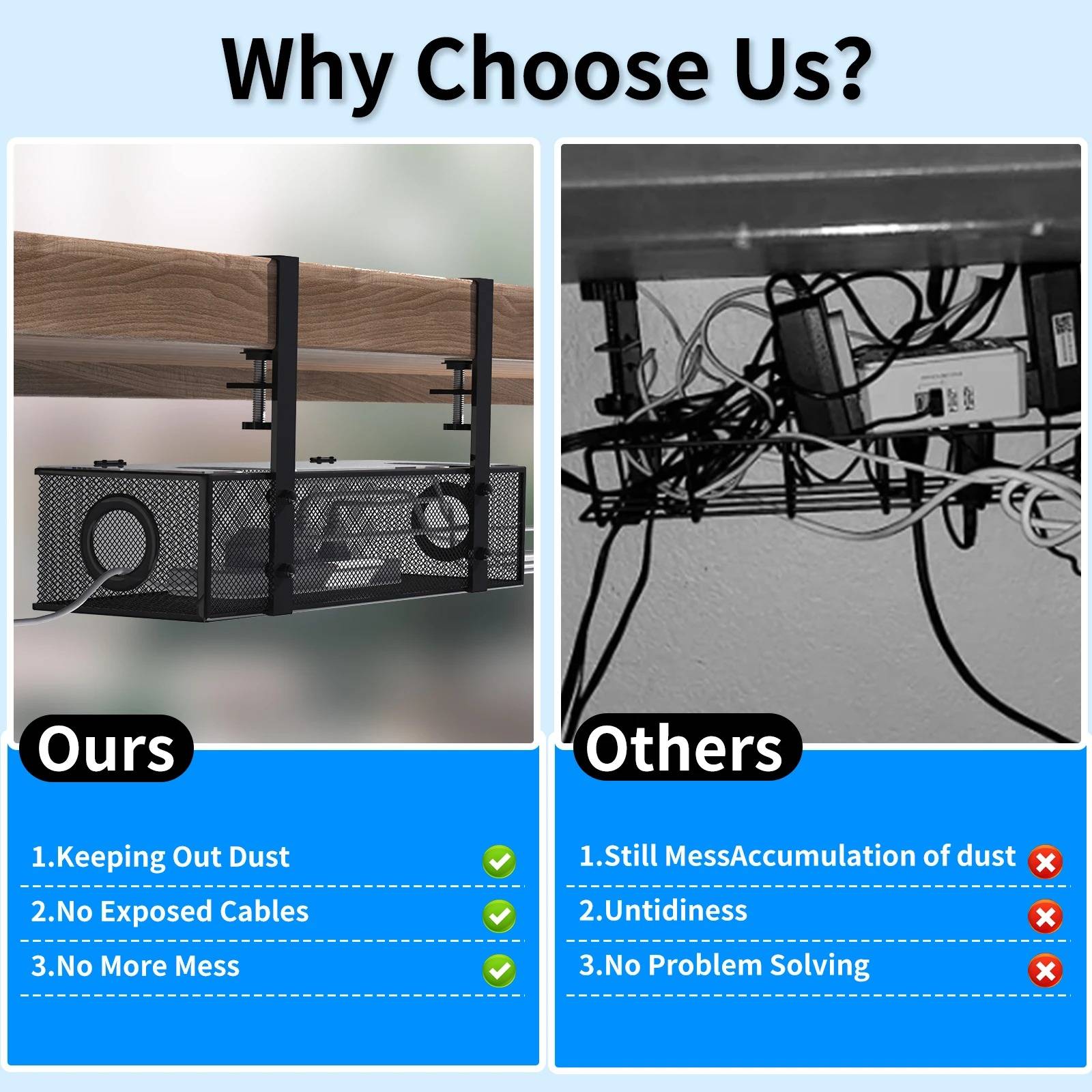 Desk Cable Organizer Solutions