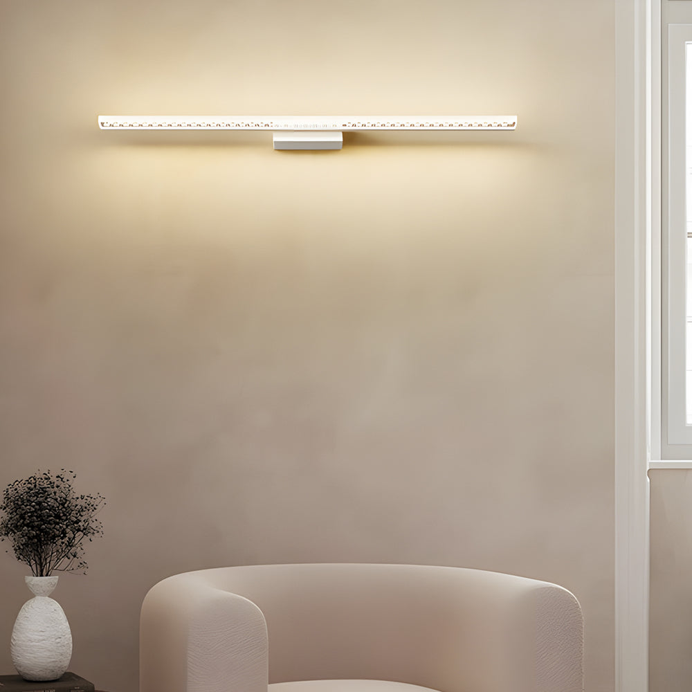15.7''/23.6'' L Strip 3 Step Dimming LED Vanity Lights with Acrylic Shade
