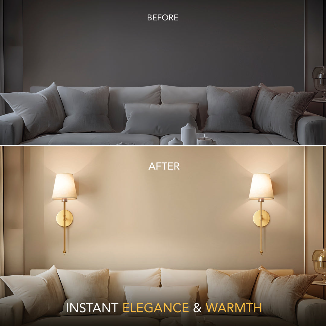 Remote-Controlled Battery Wall Light – Easy Setup & No Damage
