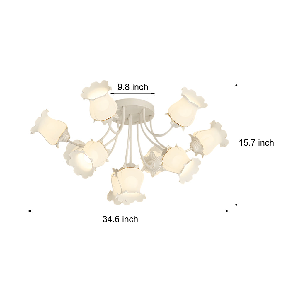 10 Taavita Creative Modern Ceiling Light Fixture with 3 Step Dimming