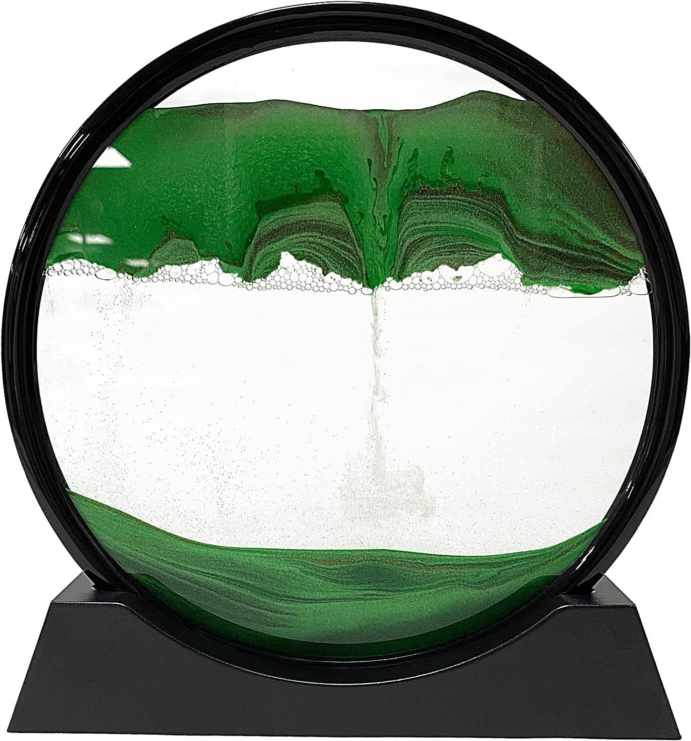 Dynamic Sand Art Sphere for Desk Relaxation