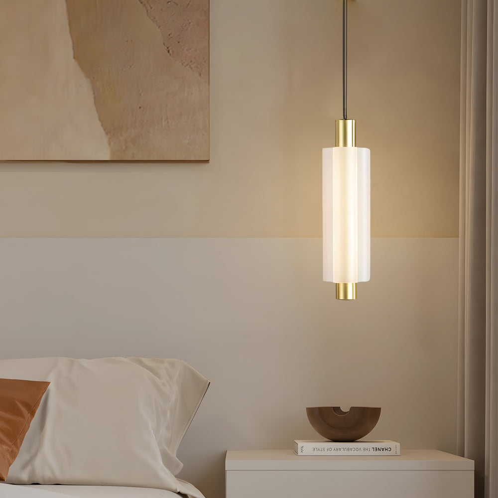 1/2/3 Heads Modern Acrylic Cylinder Pendant Lights: Hanging Lamp in Taavita