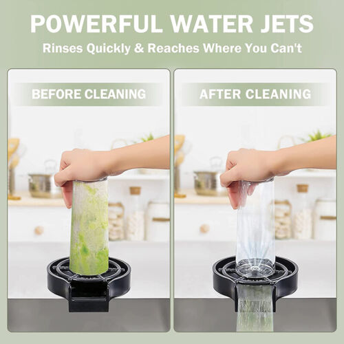 Kitchen Sink Cup Rinser with High Pressure Water Flow