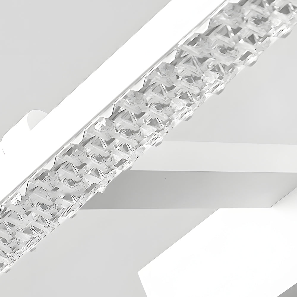 1-Light Adjustable 160° Acrylic Bar LED Vanity Lights with 3 Step Dimming