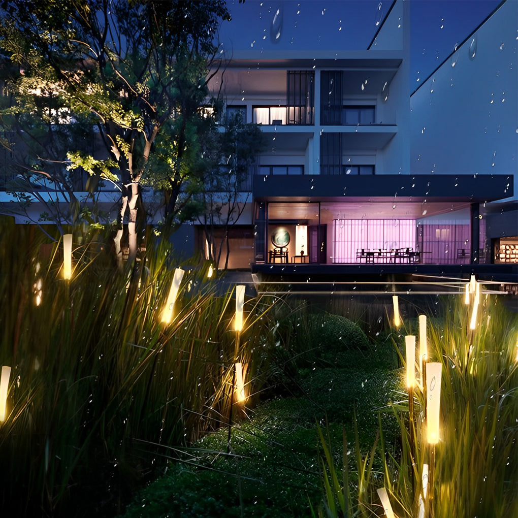 10pcs Waterproof Acrylic Frosted Taavita Outdoor Lawn Stick Lights Lamp