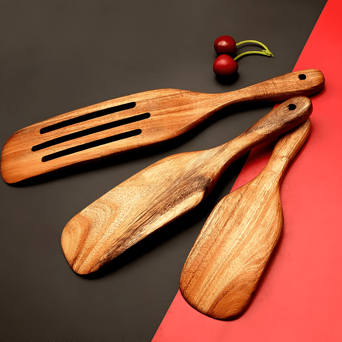 EcoCraft Teak Kitchen Utensil Collection for Every Culinary Task