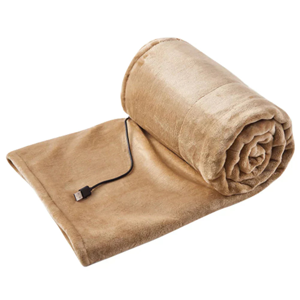 Electric Blanket | USB Powered | Adjustable Heat Settings | Fleece