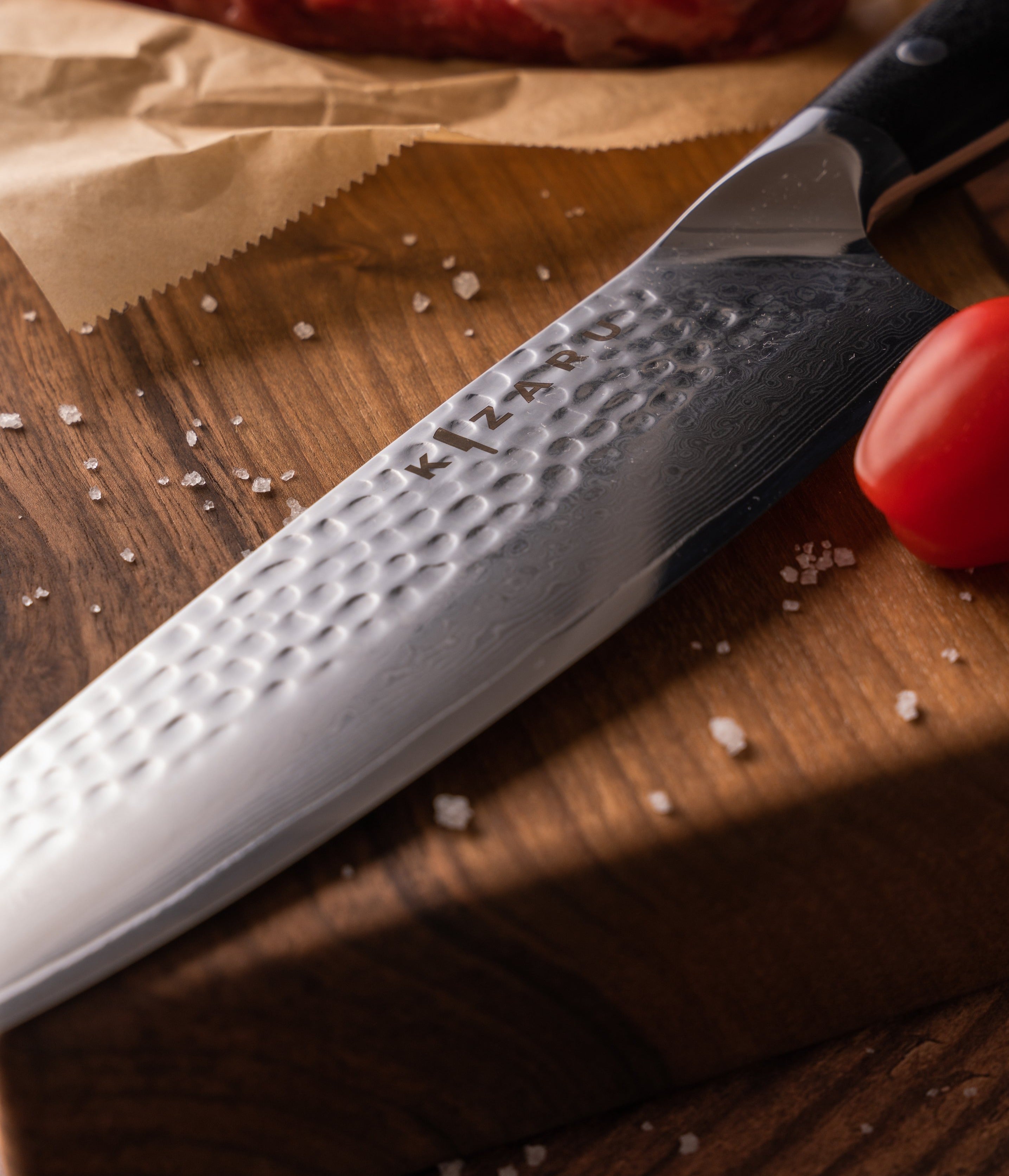 Ryzensta — Damascus Steel Kitchen Knife Set with Precision Blades
