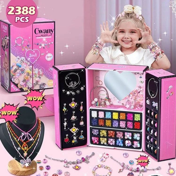 SparkleArt Bracelet Making Kit for Young Creators