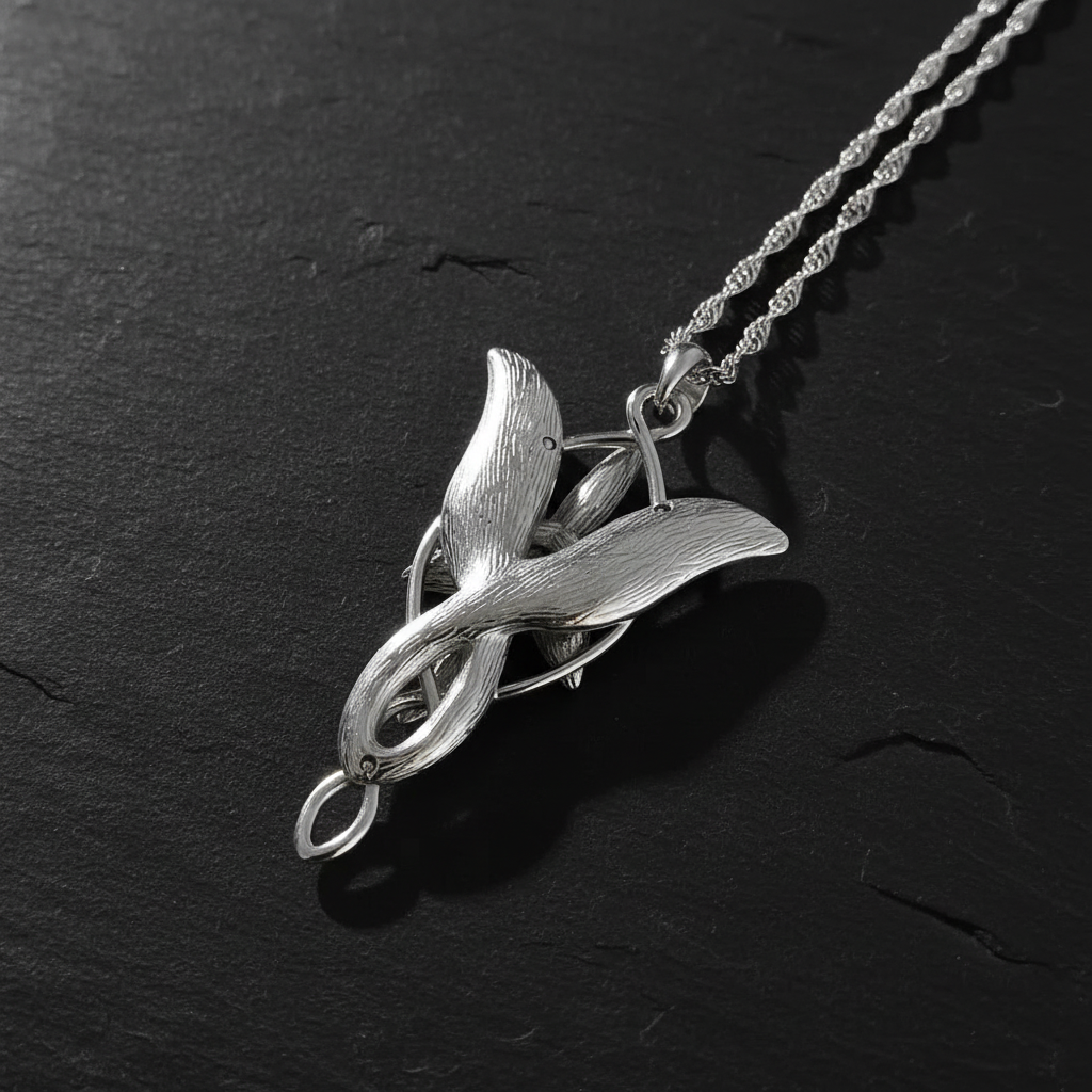 Elven Radiance Pendant Necklace – Premium Sterling Silver