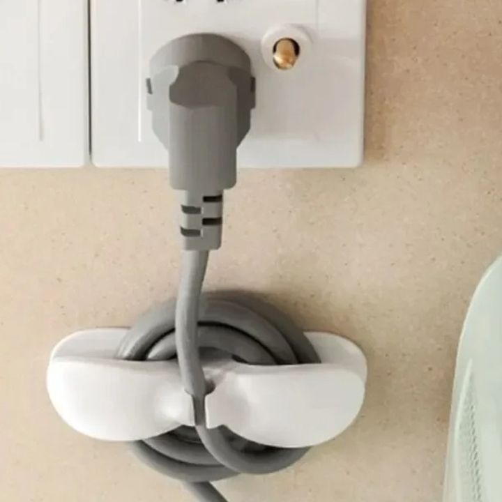 10-Pack Self-Adhesive Cable Management Clips