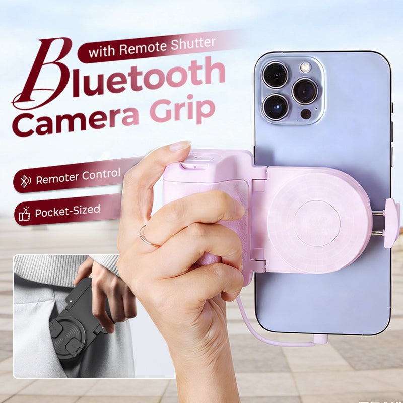 Bluetooth Remote Shutter Smartphone Grip – Steady Photo Capture