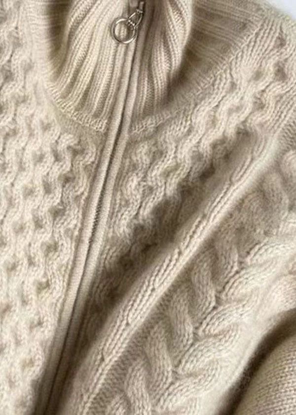 EverWarm Luxe Cardigan with Cozy High Neck for All-Year Use