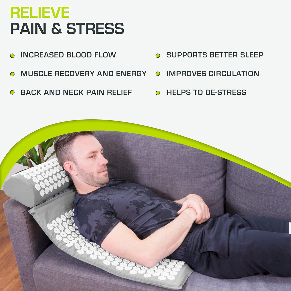 Therapeutic Massage Mat for Acupuncture Relief
