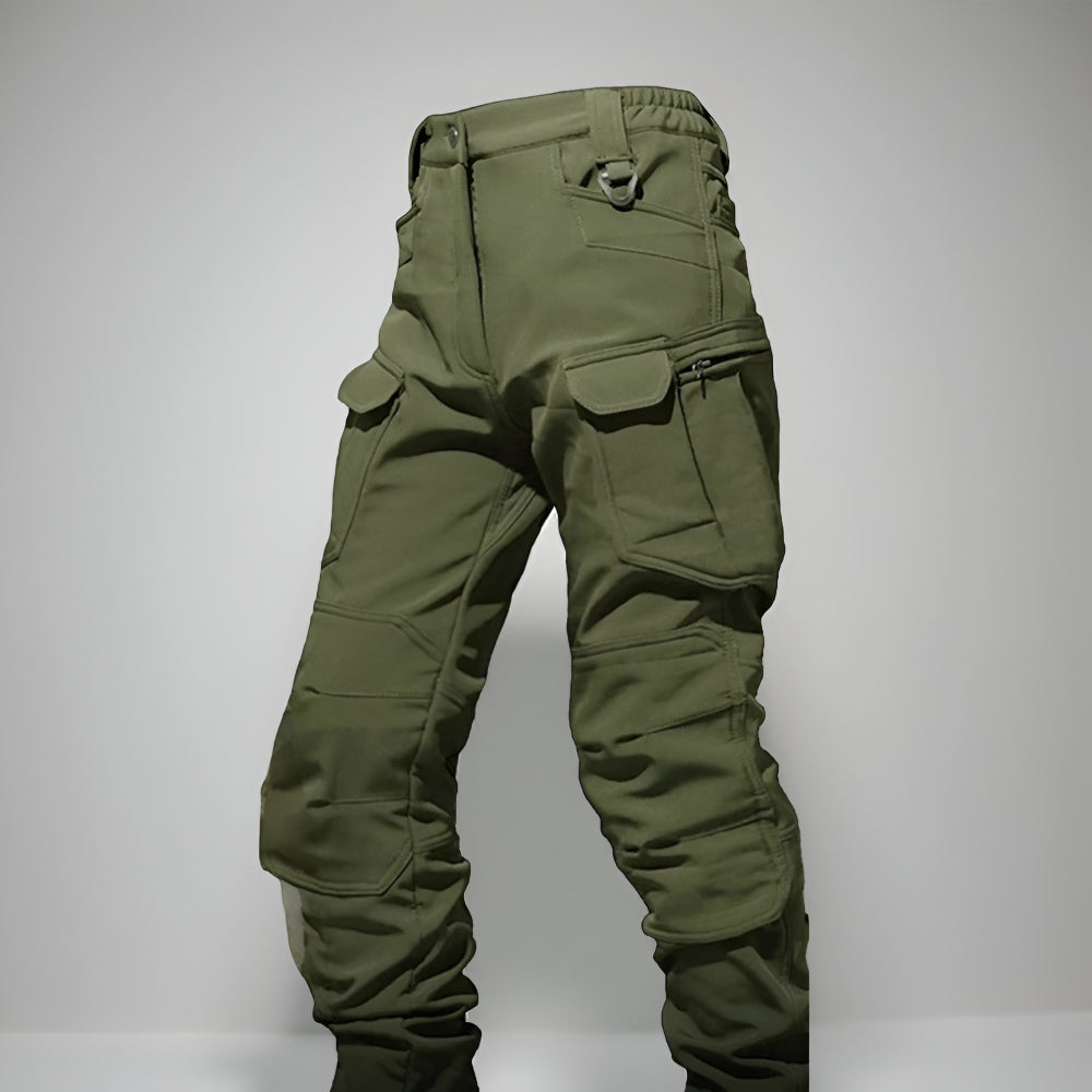 Men's Adventure-Ready Jacket and Cargo Pants Ensemble