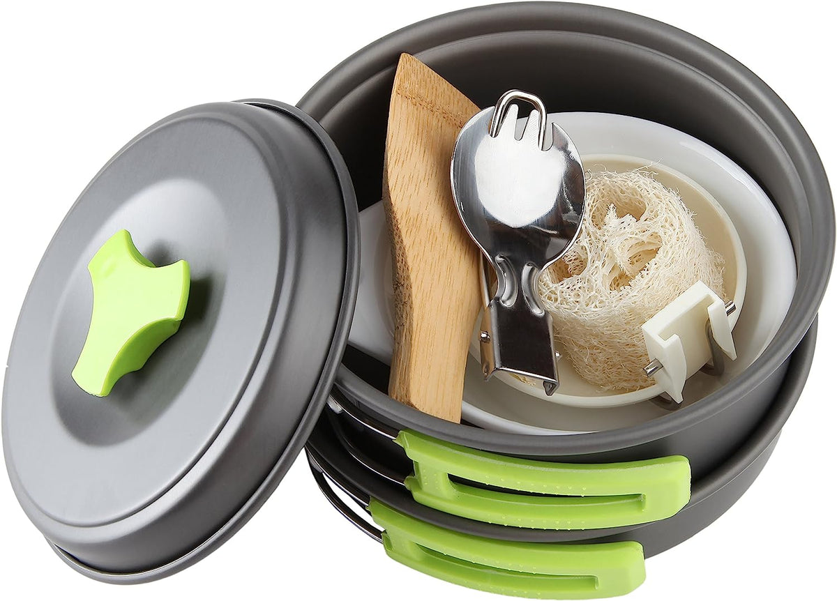 Compact Outdoor Cooking Set for Adventurers
