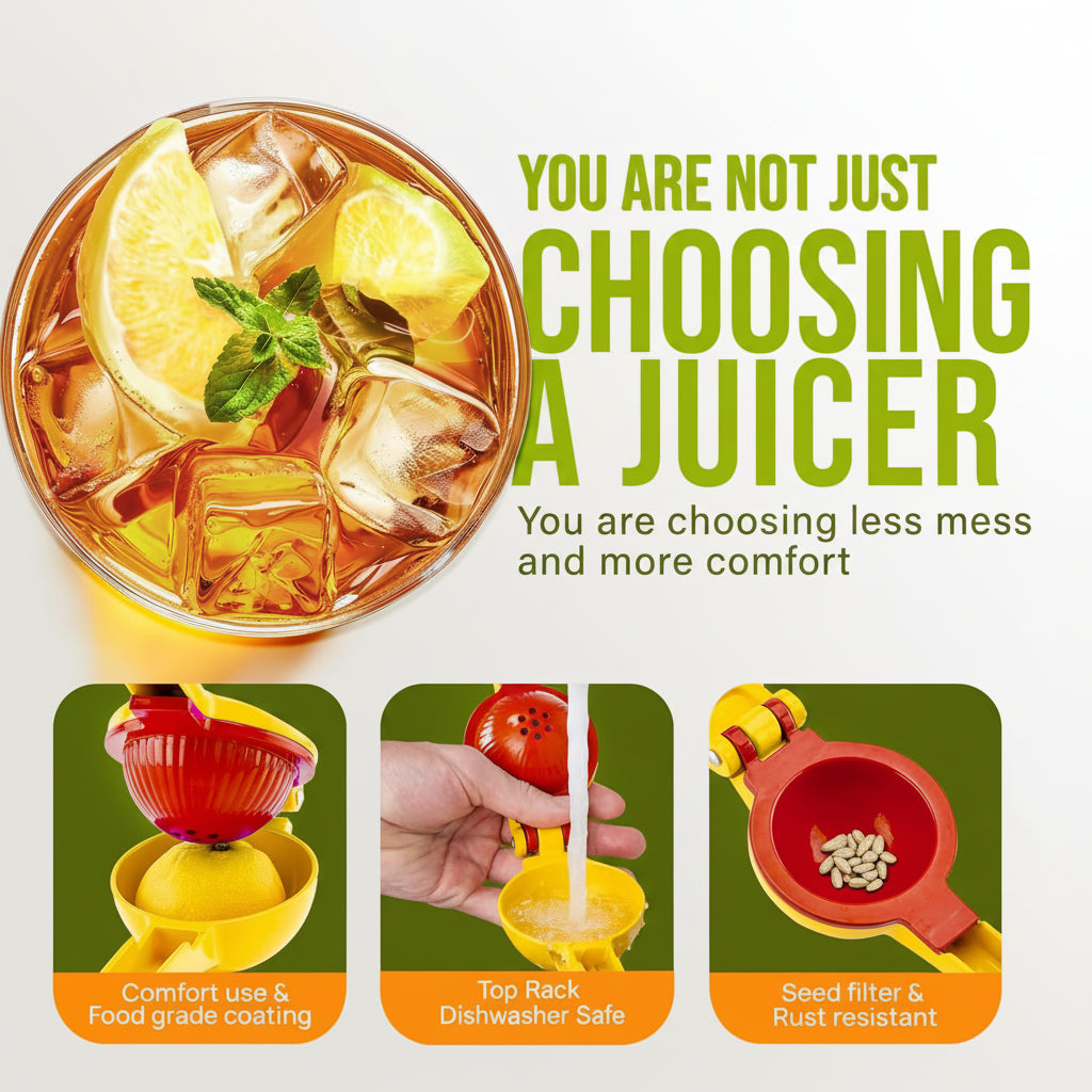 Effortless Citrus Juicer for Quick Fresh Juice Extraction