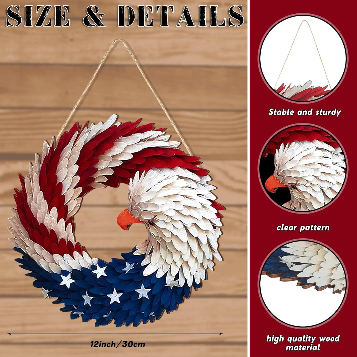 Easter and Independence Day Wreath Decorations