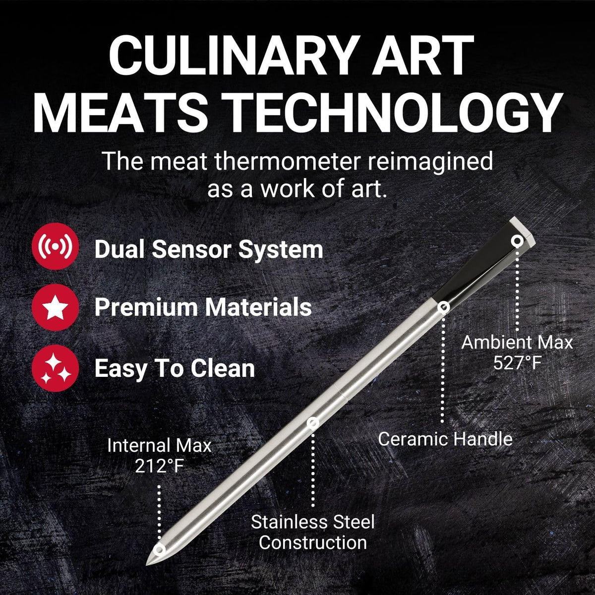 Smart Wireless Meat Cooking Thermometer