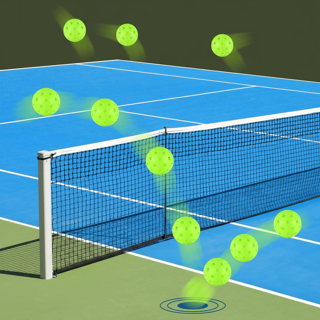 Lightweight 40-Hole Outdoor Pickleball Balls for Training & Fun