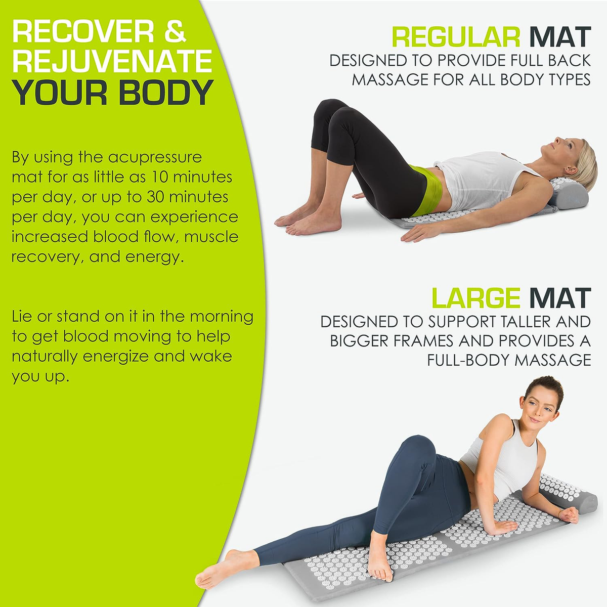 Therapeutic Massage Mat for Acupuncture Relief