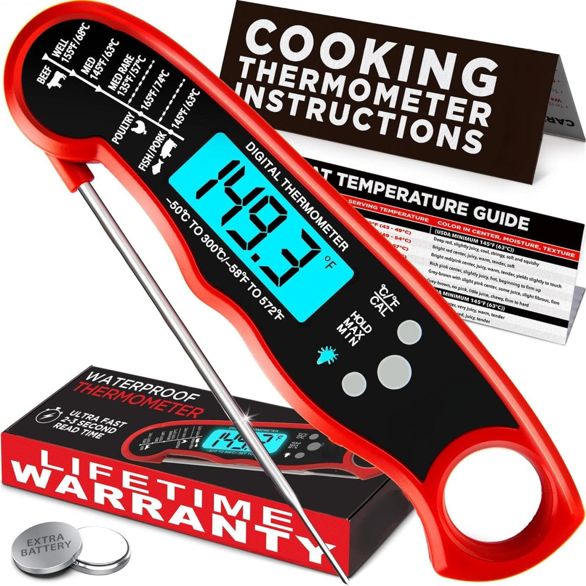 Quick-Read Culinary Thermometer for Perfect Cooking