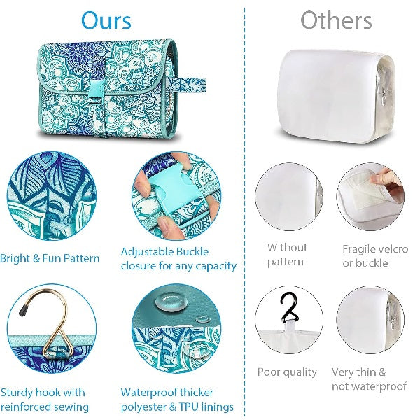 Portable Makeup Storage Bag for Hanging