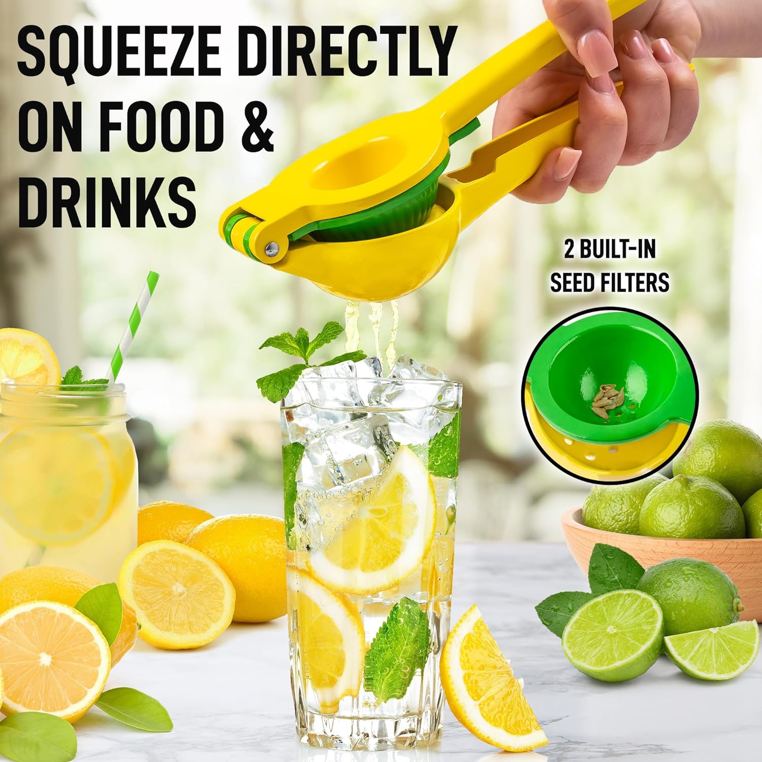 Citrus Press for Fresh Lemon Juice Extraction