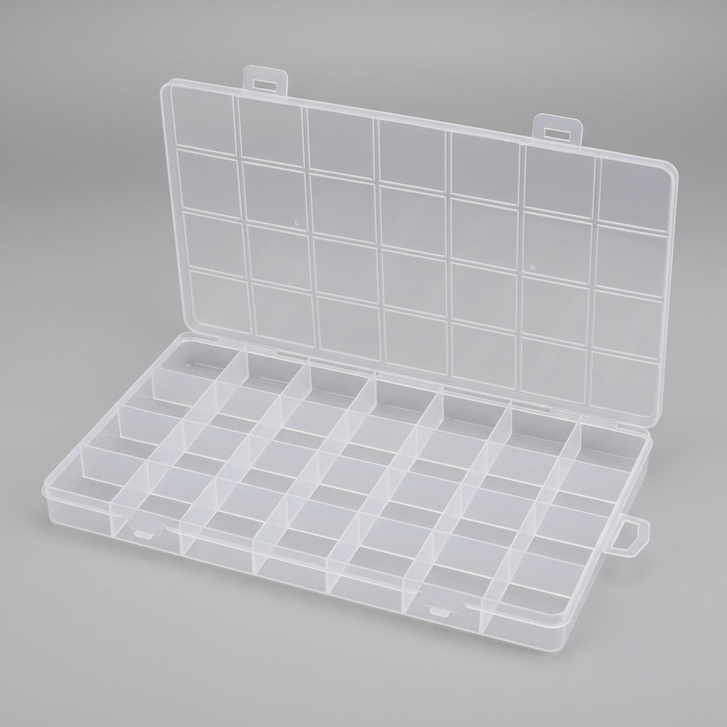 Versatile Plastic Storage Organizer with Compartments
