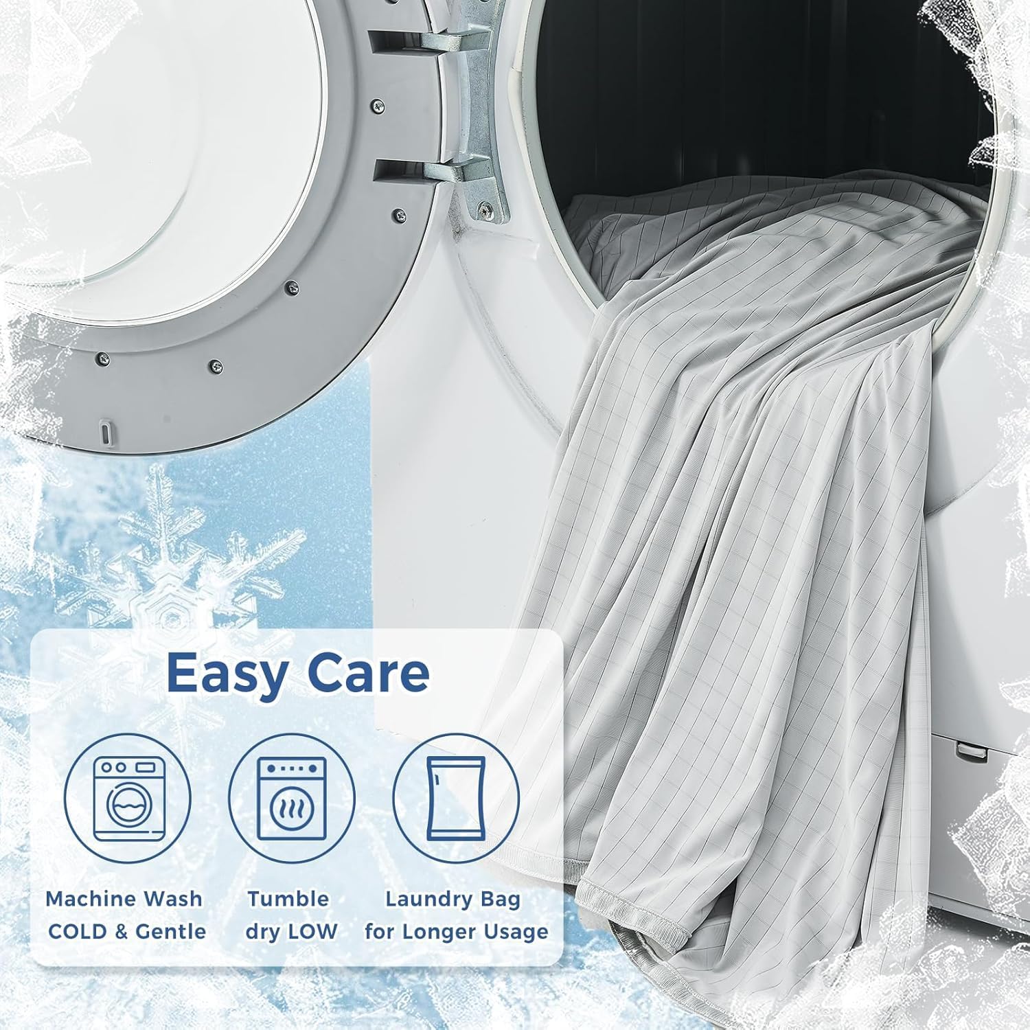 Lightweight Cooling Blanket – Breathable Dual-Sided Throw for Night Sweats