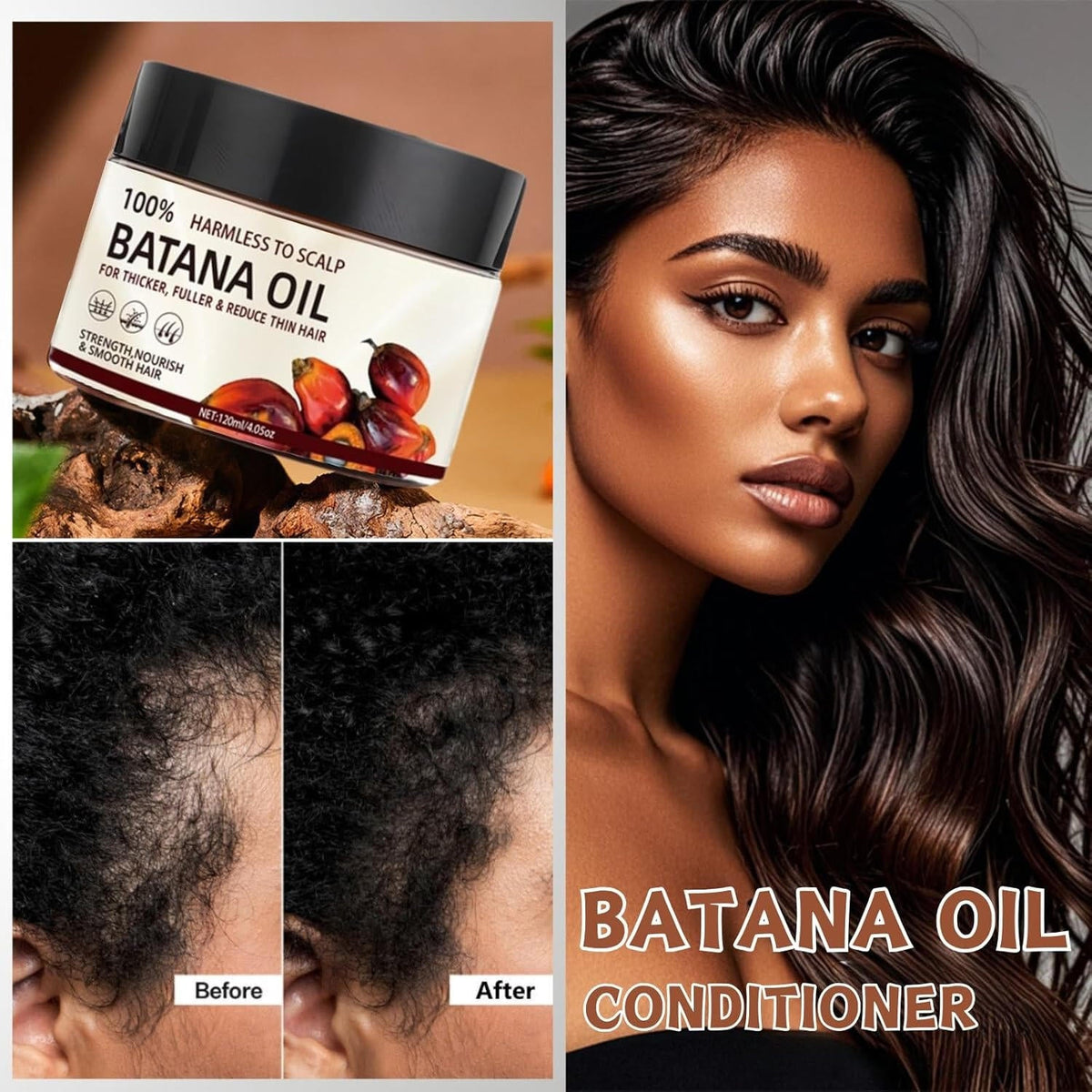 Set of Natural Serums for Stimulating Hair Growth