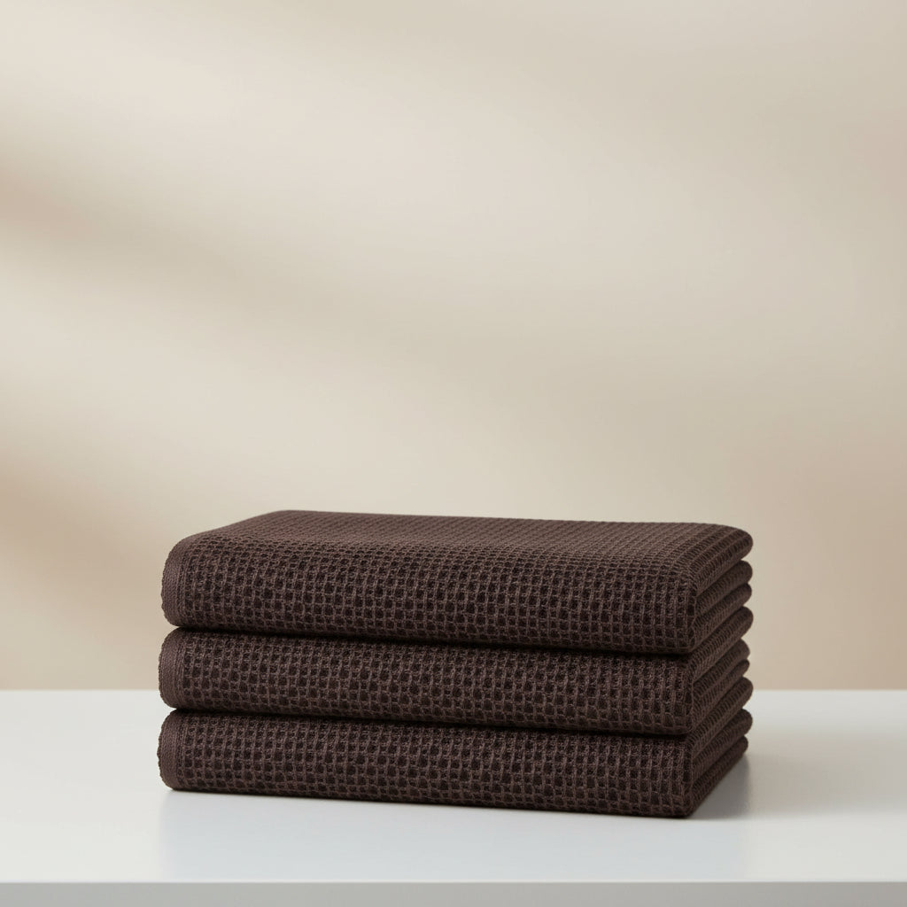 Premium Cotton Kitchen Cloths Set – Highly Absorbent Waffle Texture