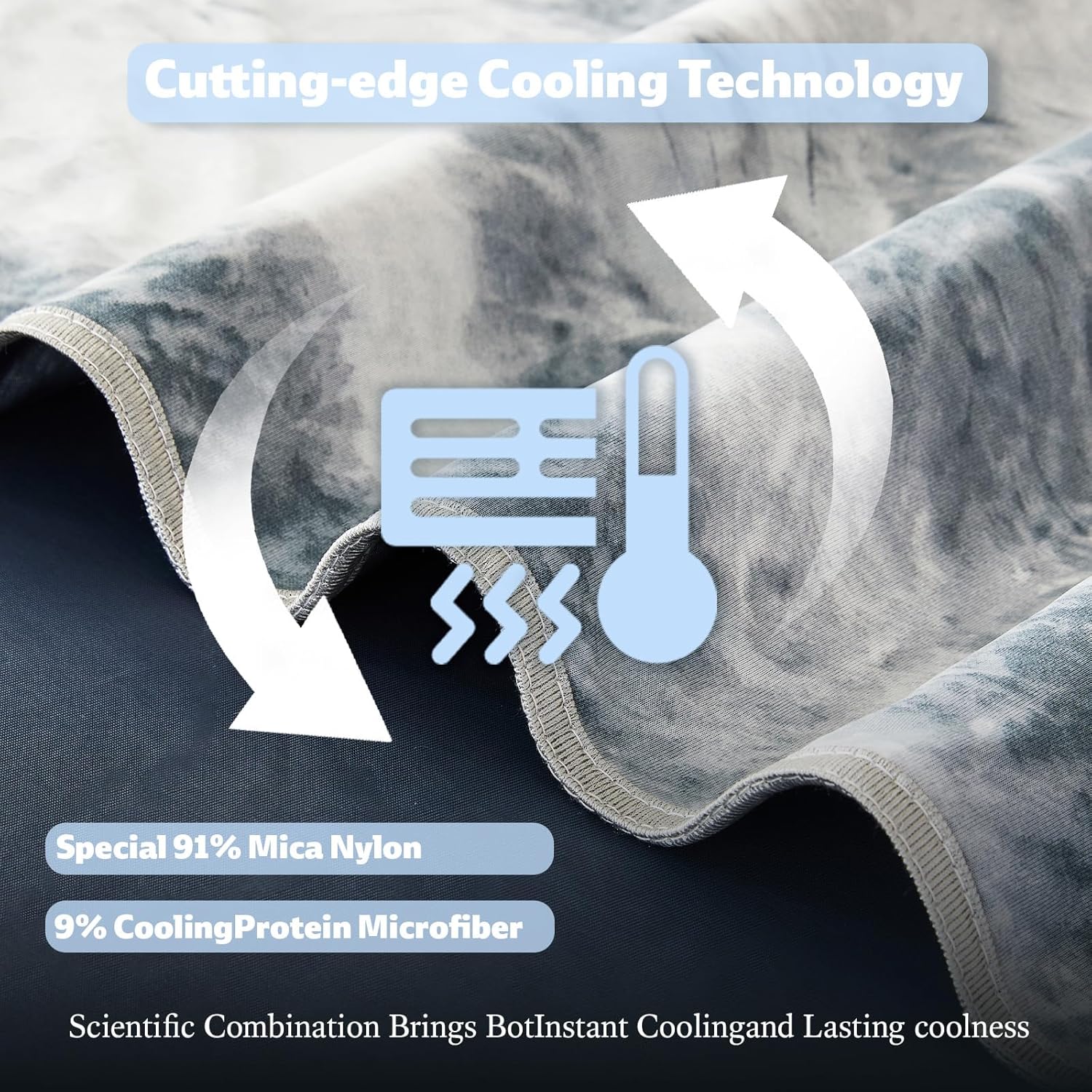 Cooling Blanket with Heat-Absorbing Material | Soft, Breathable Design for All-Year Use