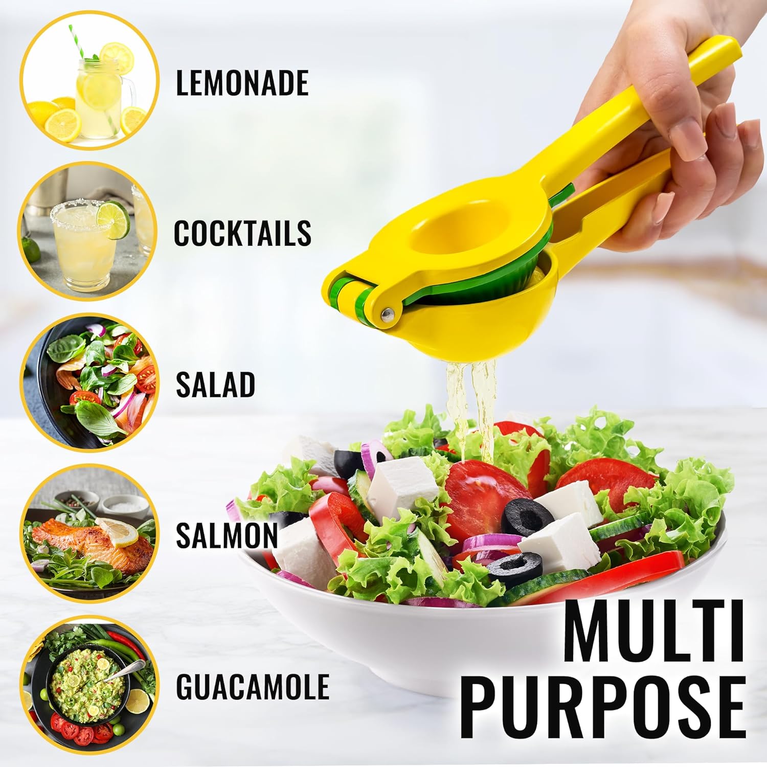 Citrus Press for Fresh Lemon Juice Extraction