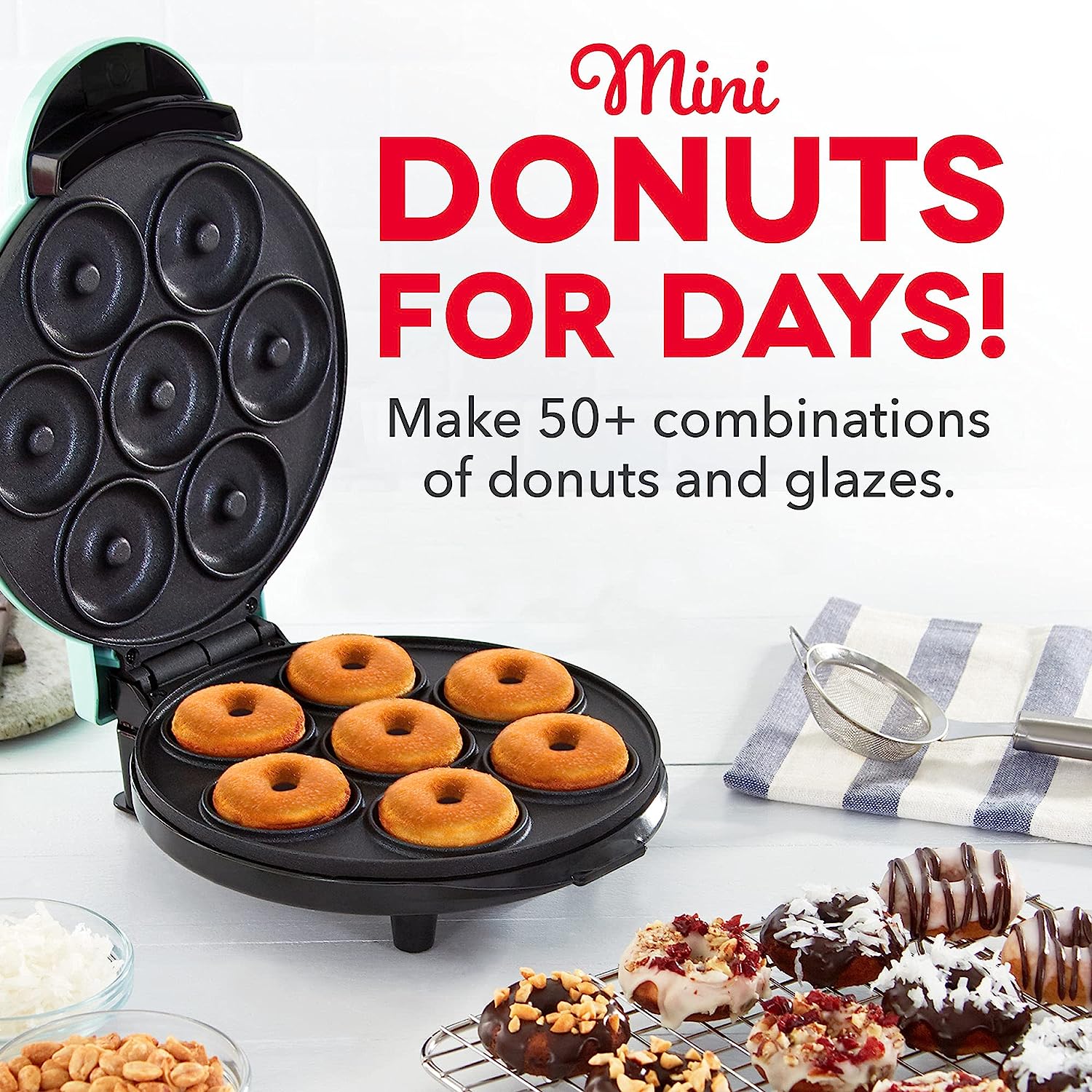 Countertop Mini Doughnut Baking Device