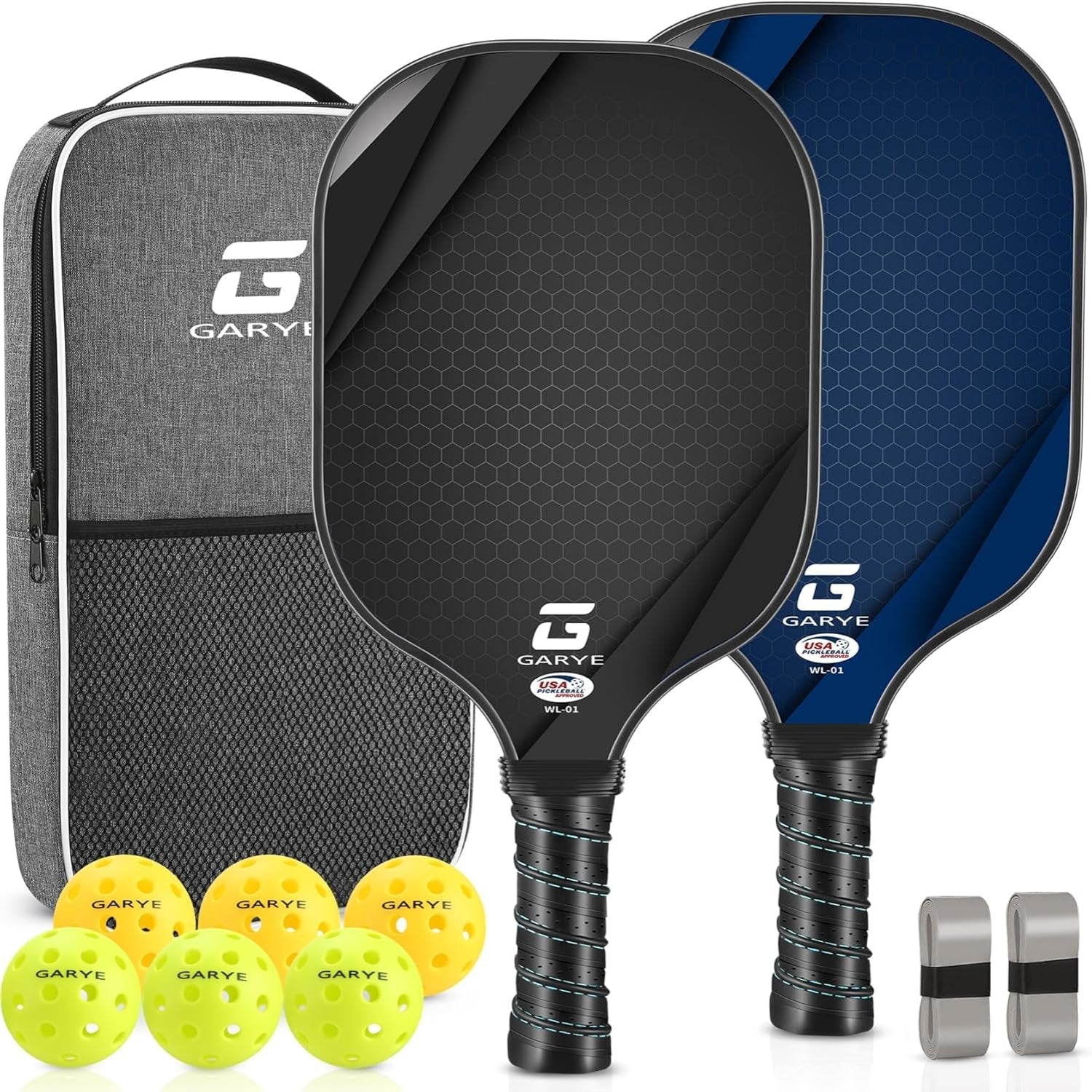Premium Pickleball Paddle Set with Enhanced Grip and Performance