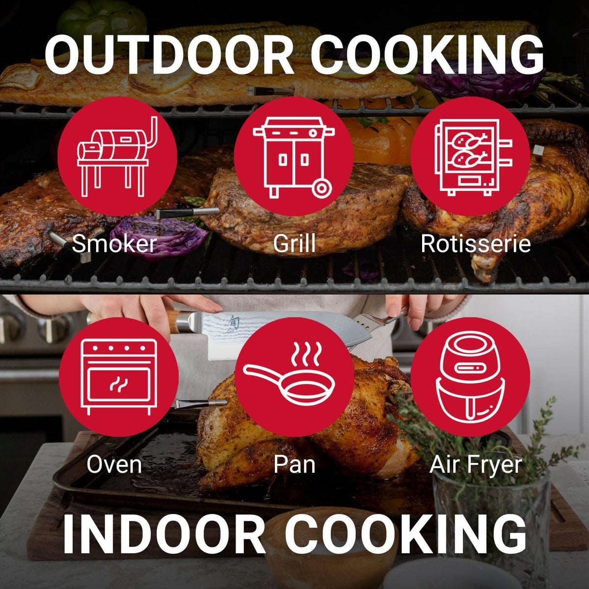 Smart Wireless Meat Thermometer for Accurate Cooking