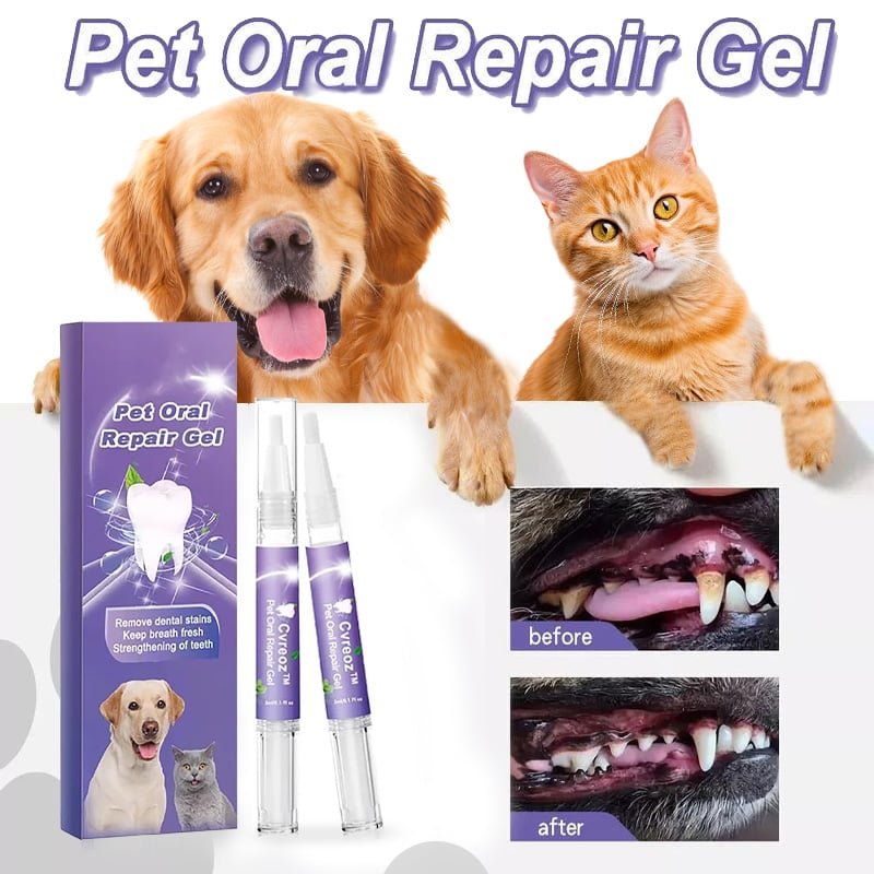 Natural Oral Care Gel for Cats and Dogs – Dental Hygiene Solution