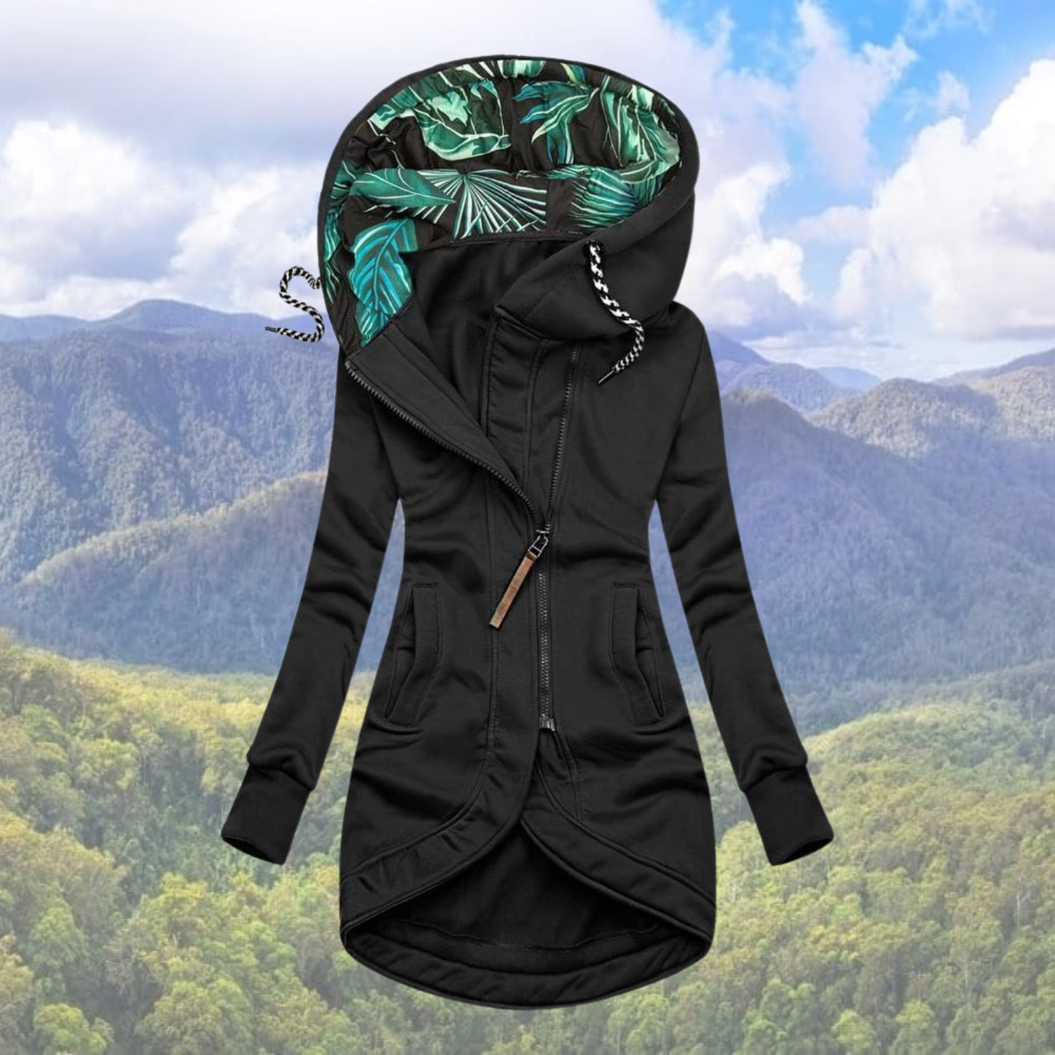 Women’s Winter Coat | Hooded Longline Parka | Durable Fabric | Comfortable Fit