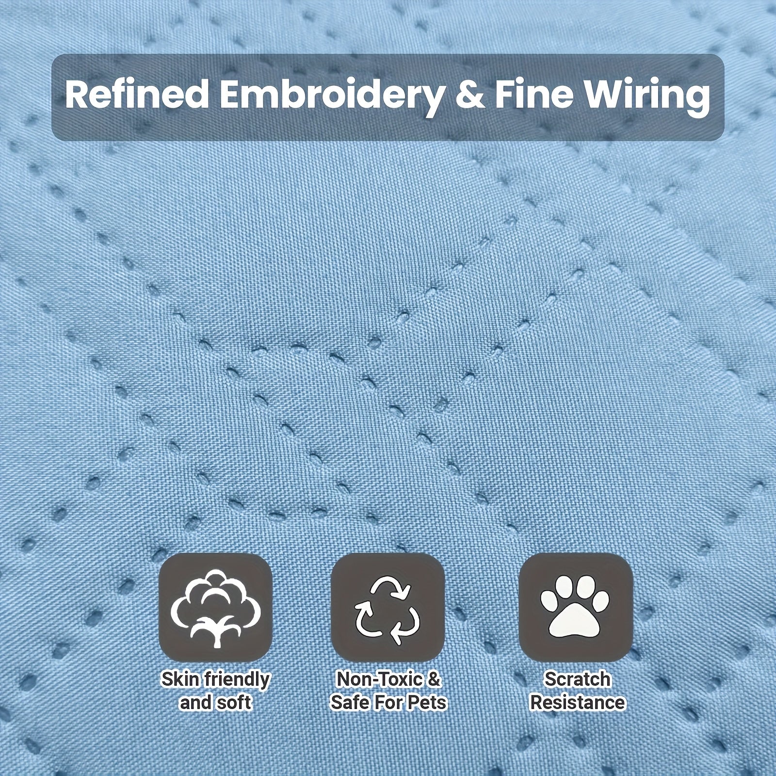 Extra-large Pet Cooling Pad - Super Soft Sweat-absorbing Surface | Instant Cooling Throughout the Day for Comfort | Keep Your Pet Cool All Summer! - Suitable for Small, Medium and Large Cats and Dogs, with 5 Sizes to Choose From