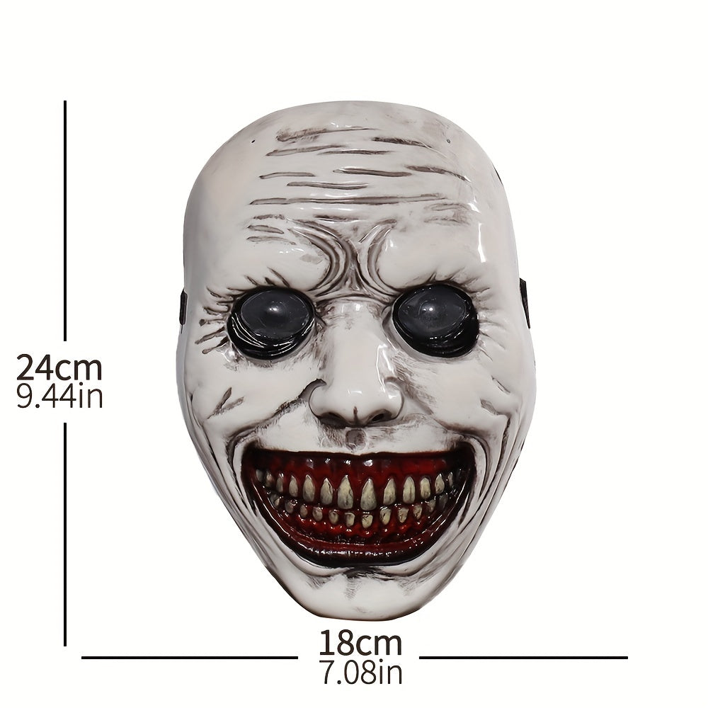 Halloween Zombie Clown Mask Durable Plastic Horror Costume Accessory