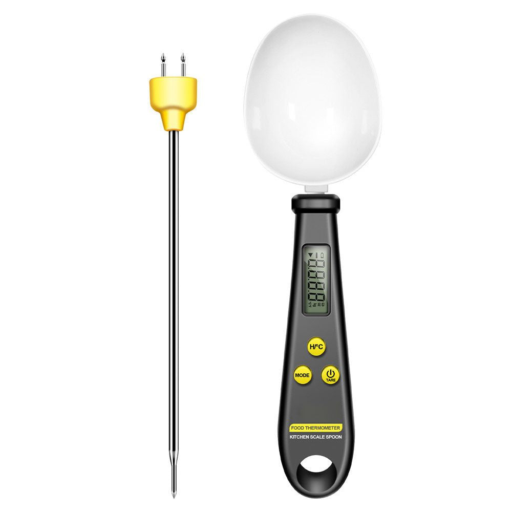 Digital Mini Scale and Thermometer Combo for Food – 2-in-1
