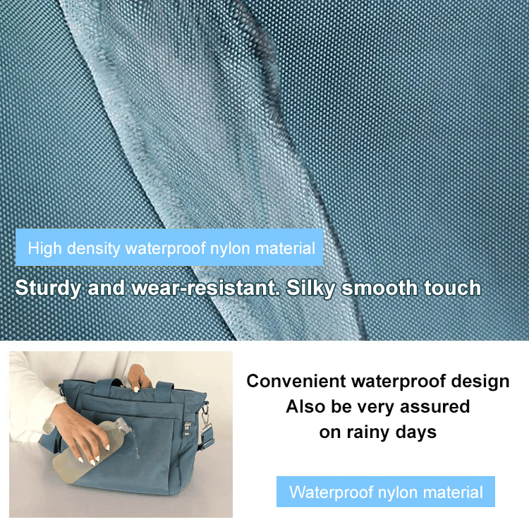 Women’s Tote Bag | Large Capacity & Multi-Compartment Design | Waterproof Nylon | Lightweight Comfort