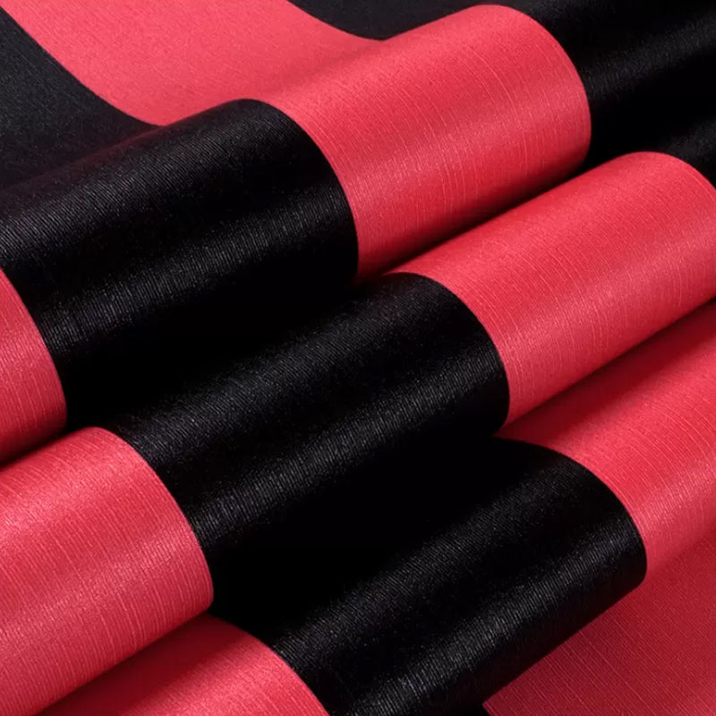 Simple Wide Stripes Non-Pasted Wallpaper for Coffee Room and Dress Shop, 33-foot x 20.5-inch - Modern Vinyl, Moisture Resistant, Available in Taavita Colors