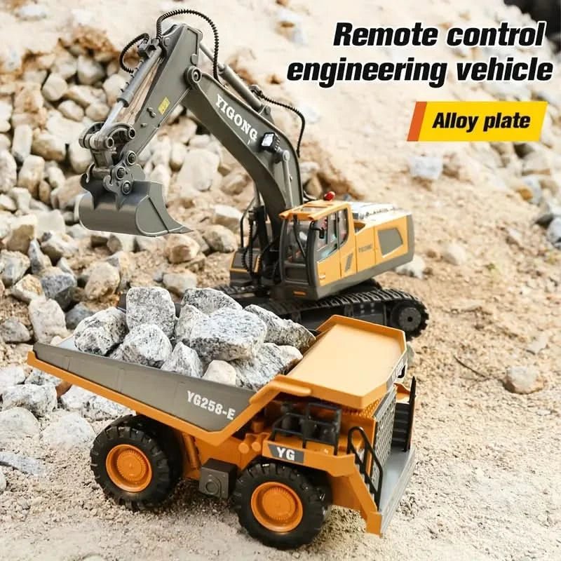 BuildMaster Pro: Exceptional Remote-Control Excavator for Fun