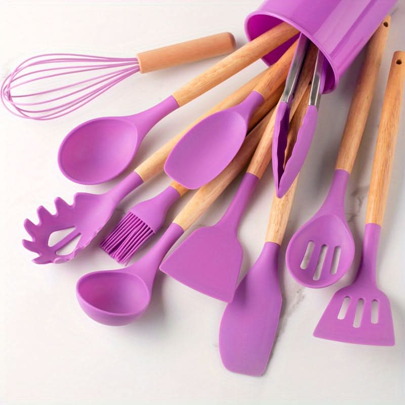 CulinaryCraft – 12-Piece Silicone Cooking Utensil Collection