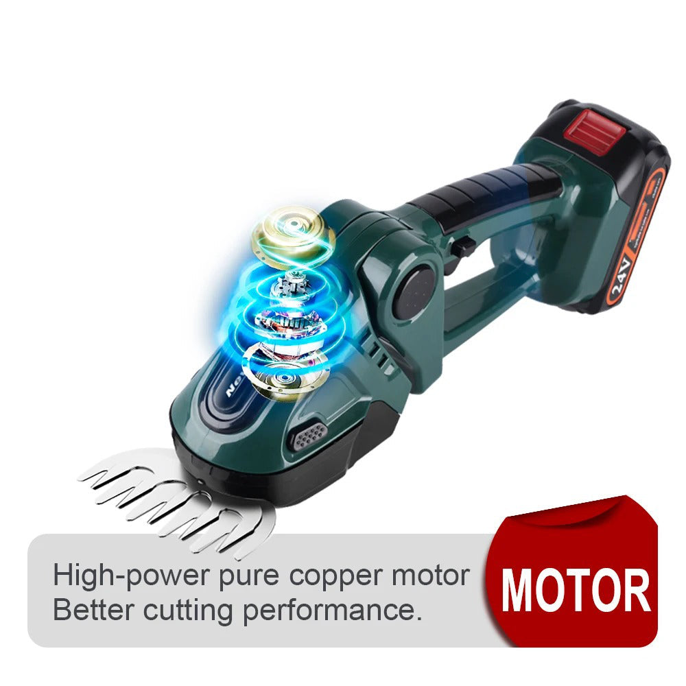 Battery-Powered Hedge Clipper