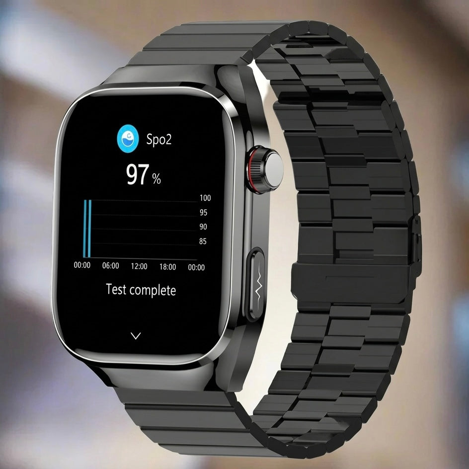 Smartwatch with ECG, Heart Rate, Blood Oxygen & Sleep Monitor - IP68, Bluetooth Calling, 650mAh, 2.04" AMOLED