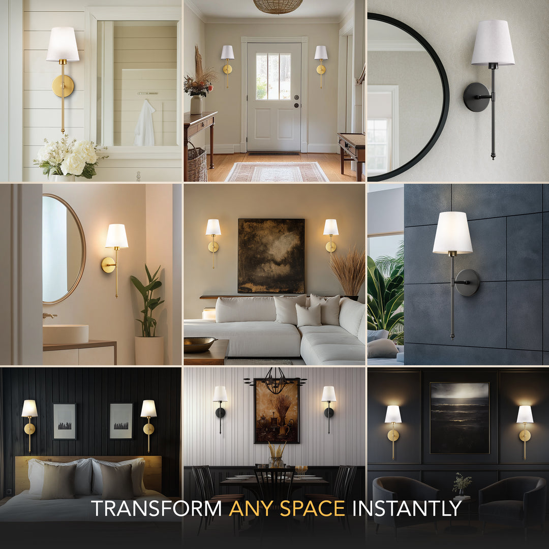 Remote-Controlled Battery Wall Light – Easy Setup & No Damage