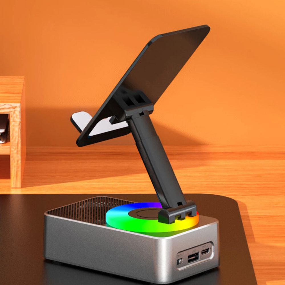 Bluetooth Speaker and Phone Stand - 4-in-1 Multi-Function Holder